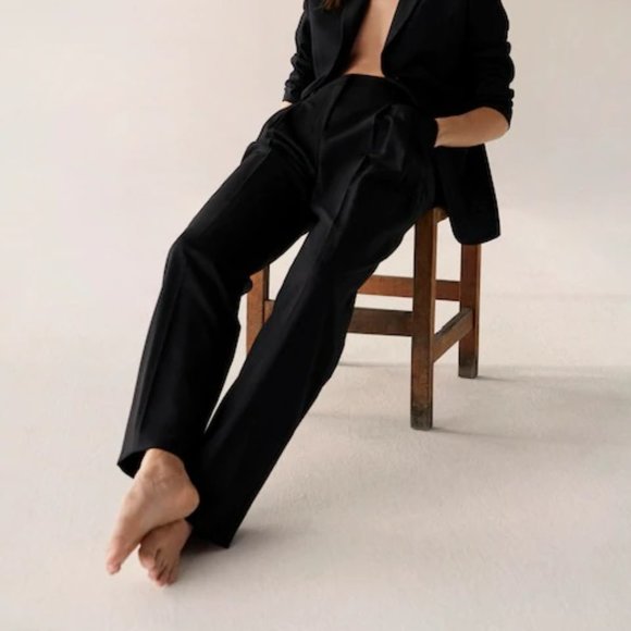 Mango Pants - MANGO Suit Trouser Pants in Black, Sz 10